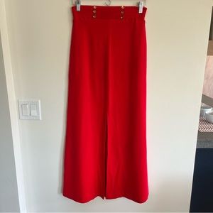Vintage Red Maxi Skirt